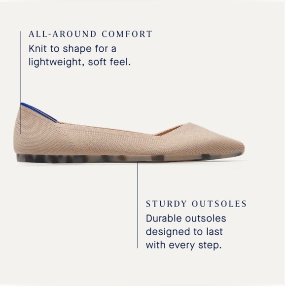 Brand New 🖤 Rothy’s The Point Classic Black Solid - Size 9.5 - Picture 11 of 13